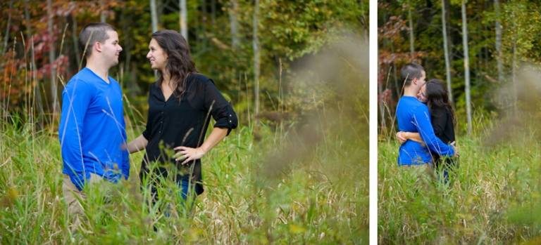 Couple in field