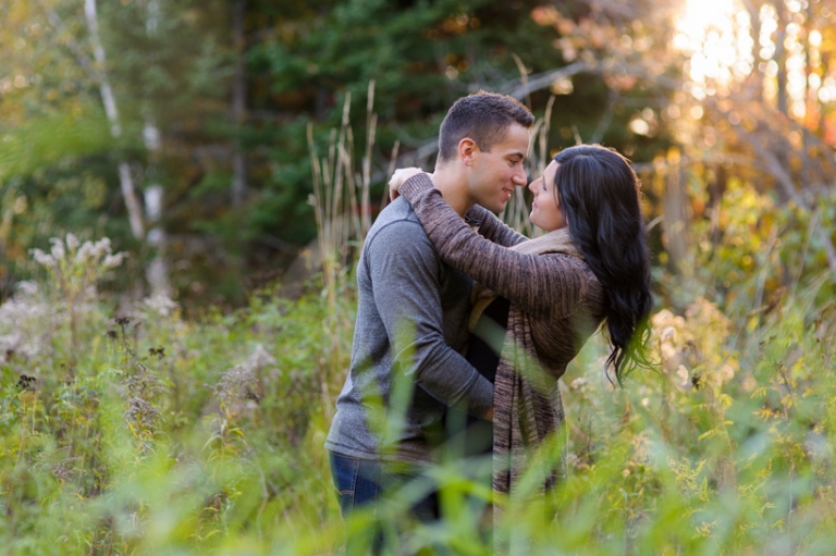 Sunset engagement session