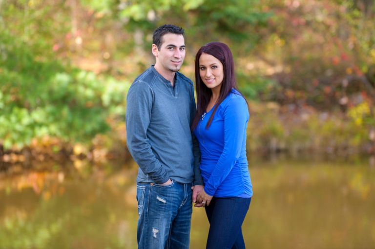 Moncton fall engagement session
