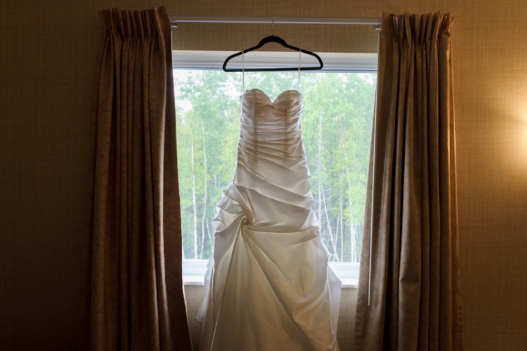 Wedding Dress in Window