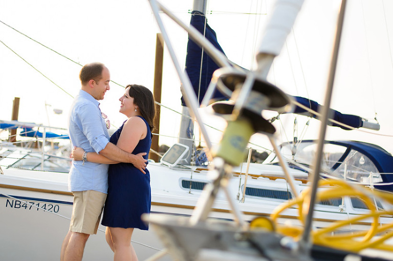 Sailboat engagement session