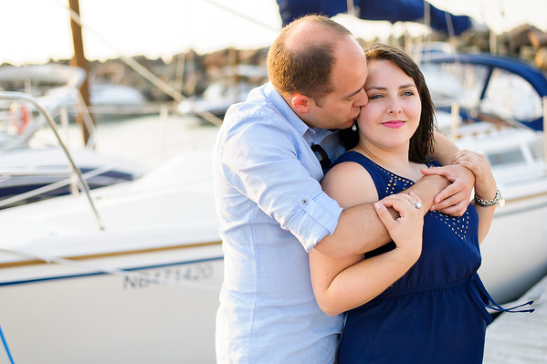 Couple with sailboat