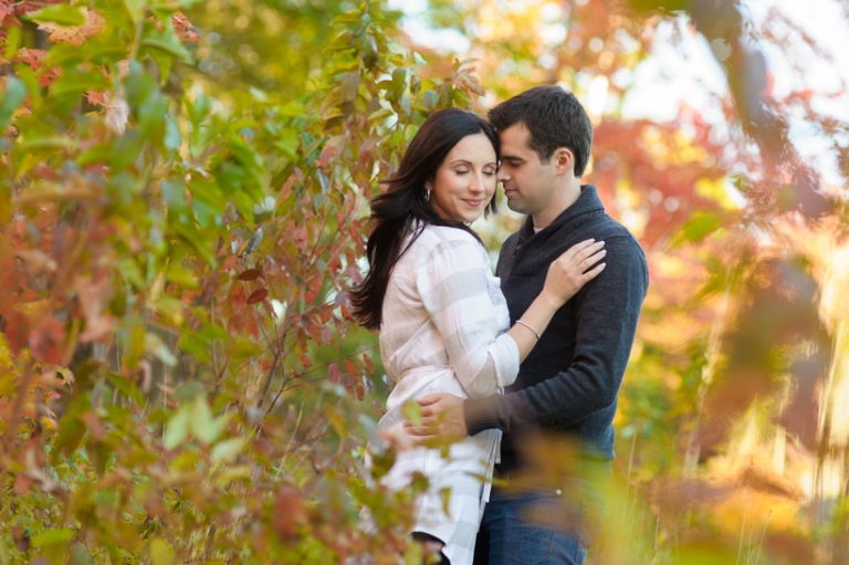 Fall colors engagement session