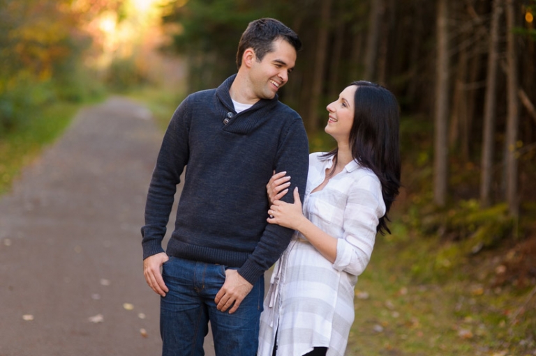 Fall couple photos