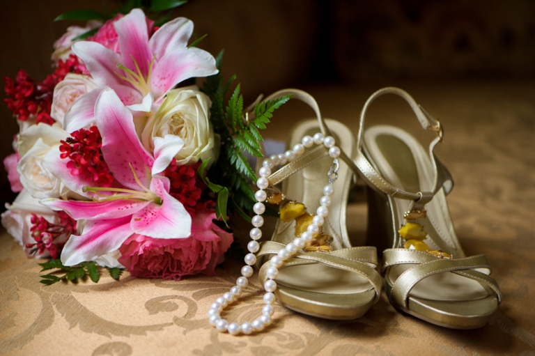 Bride's wedding details