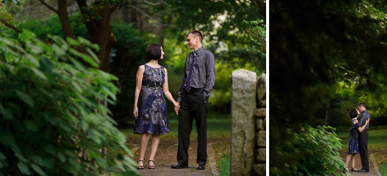 Garden Engagement Photos