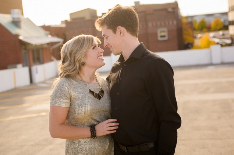 Rooftop Engagement Session in Moncton
