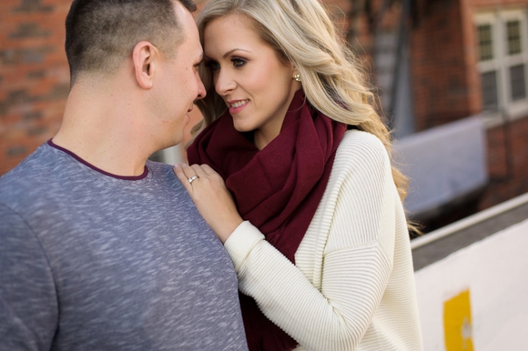 Couple on Moncton rooftop