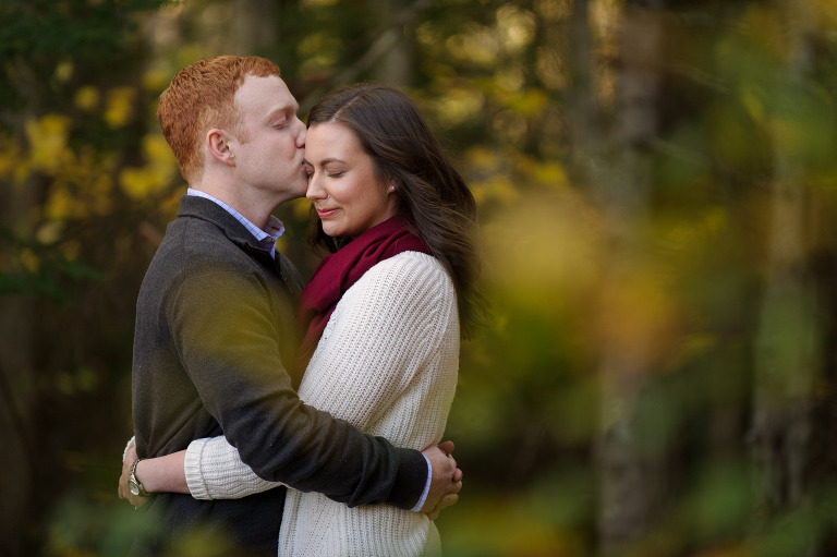 Couple engagement session