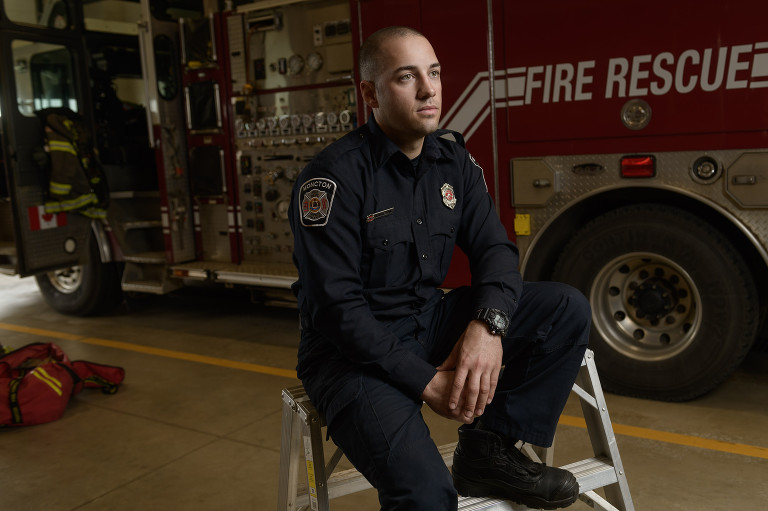 First responder portrait - Moncton Photographer