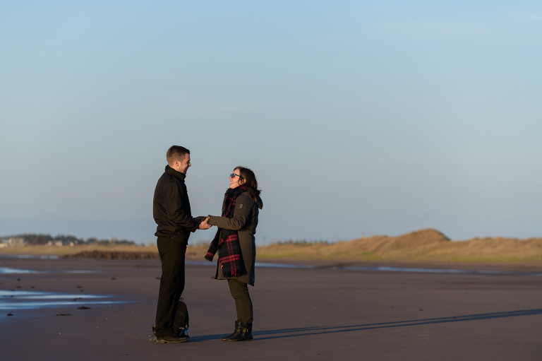 Secret Proposal on the beach