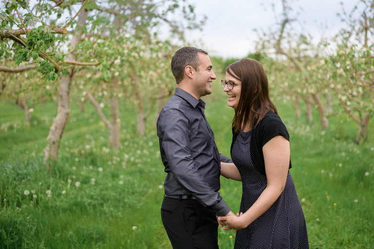 Couple laughing - Engagement Session