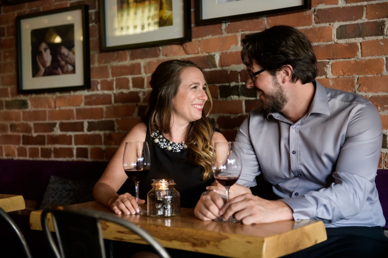 Wine Bar Moncton Couple